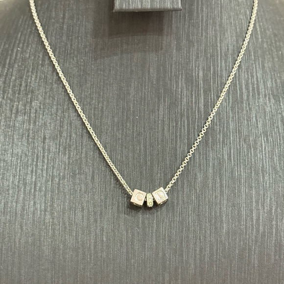 Christian Dior “CD” Silver Necklace - Picture 6 of 16